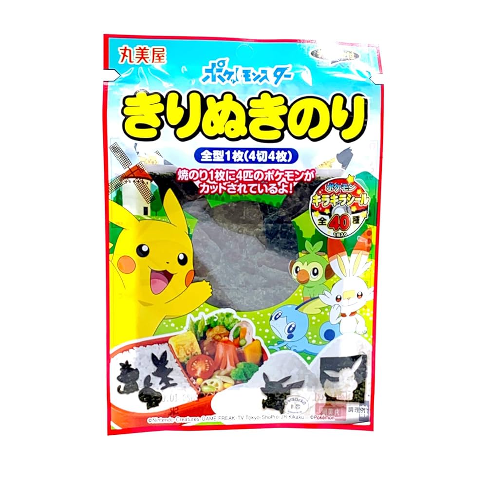 ポケモン - のり Amazon.co.jp: 丸美屋ポケモンきりぬきのり 36g : 食品・飲料・お酒